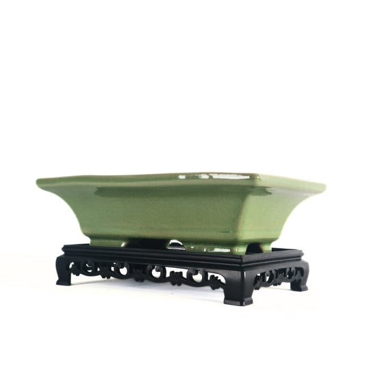 Ko-ware Ice-crack Rectangular Ceramic Pot