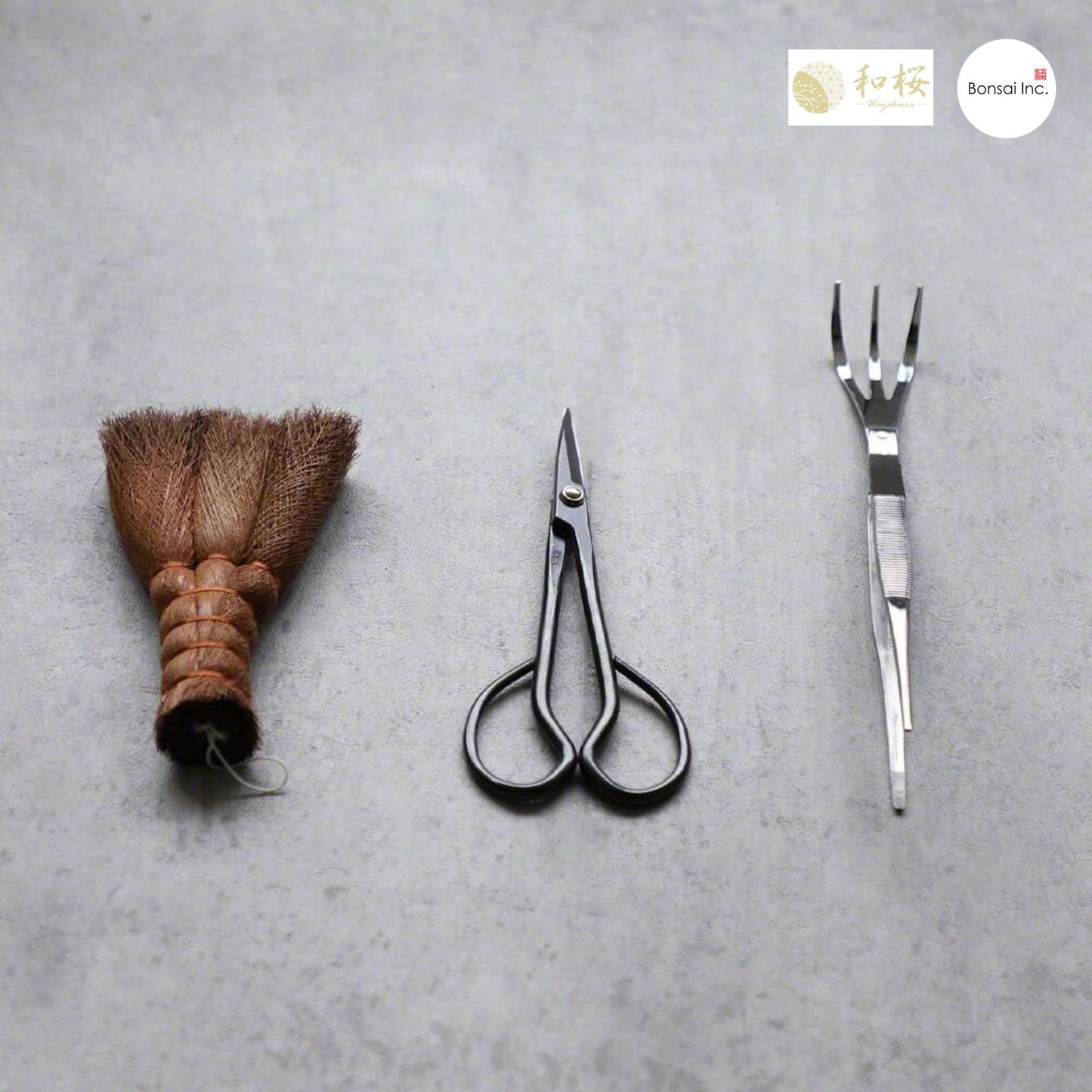 Wazakura (Japan) 3pcs Bonsai Garden Tool Starter Kit