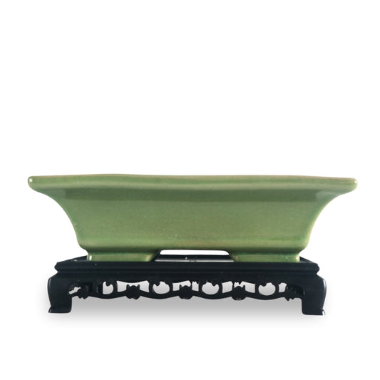 Ko-ware Ice-crack Rectangular Ceramic Pot